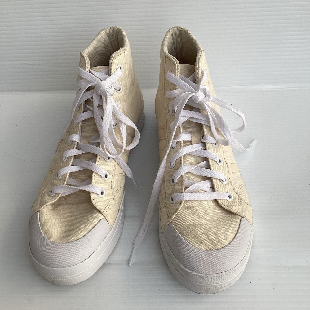 Adidas Women's Bravada Cloudfoam‎ Mid Skate Sneaker Shoe Size 11 White